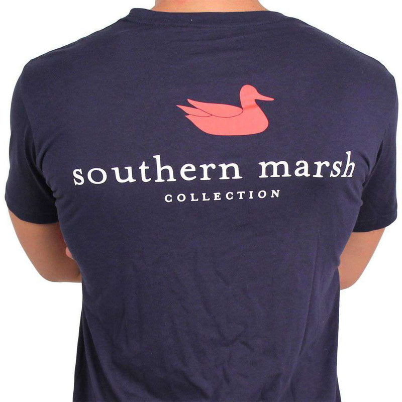 Authentic Tee in Navy by Southern Marsh - Country Club Prep