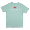 Authentic Tee in Seafoam by Southern Marsh - Country Club Prep