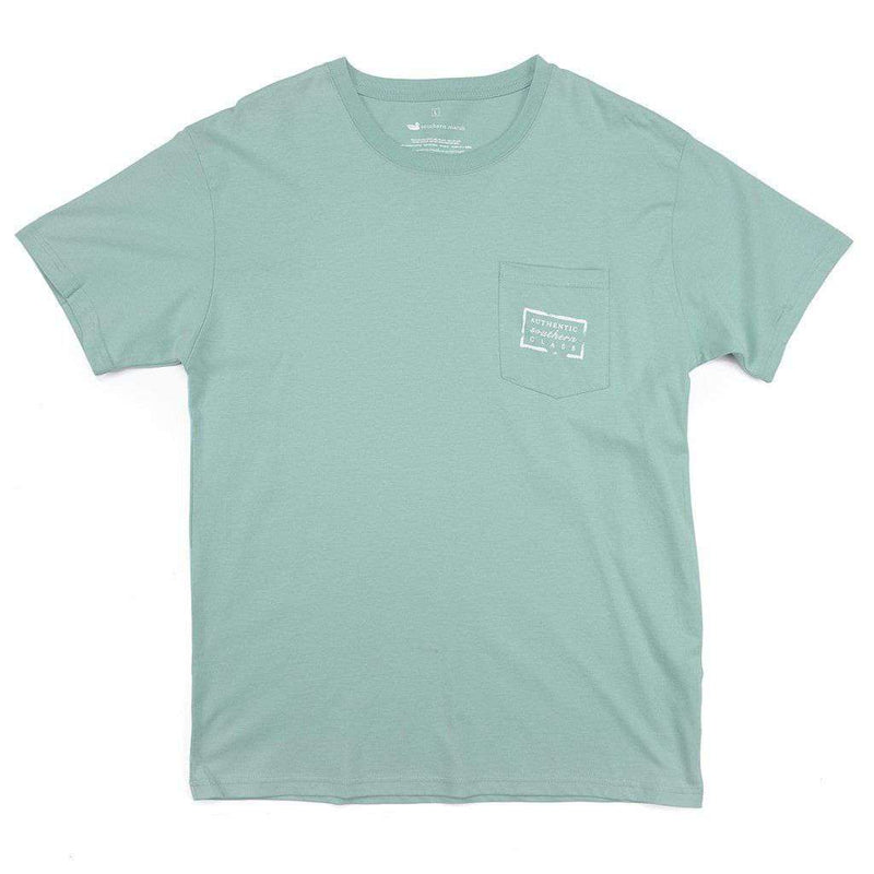 Authentic Tee in Seafoam by Southern Marsh - Country Club Prep