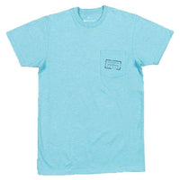 Authentic Tee in Washed Barbados Blue by Southern Marsh - Country Club Prep