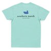 Authentic Tee in Washed Bimini Green by Southern Marsh - Country Club Prep