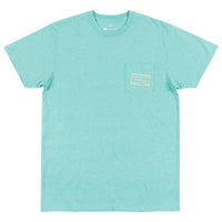 Authentic Tee in Washed Kelly by Southern Marsh - Country Club Prep