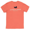 Authentic Tee in Washed Red by Southern Marsh - Country Club Prep