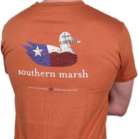 Authentic Texas Heritage Tee in Burnt Orange by Southern Marsh - Country Club Prep