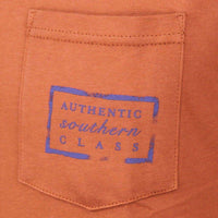 Authentic Texas Heritage Tee in Burnt Orange by Southern Marsh - Country Club Prep