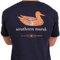 Authentic Virginia Heritage Tee in Navy by Southern Marsh - Country Club Prep