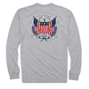 Back to Back Crest Long Sleeve Pocket Tee in Apollo by Rowdy Gentleman - Country Club Prep