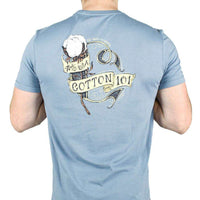 Back to Basics Pocket Tee in Silver Blue by Cotton 101 - Country Club Prep