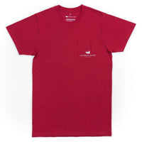 Backroads Collection - Alabama Tee in Crimson by Southern Marsh - Country Club Prep