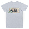 Backroads Collection - Mississippi Tee in Light Gray by Southern Marsh - Country Club Prep