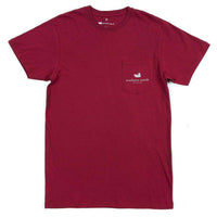 Backroads Collection - South Carolina Tee in Maroon by Southern Marsh - Country Club Prep