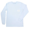 Bait Shack Long Sleeve Tee Shirt in Chalky Blue by Southern Fried Cotton - Country Club Prep