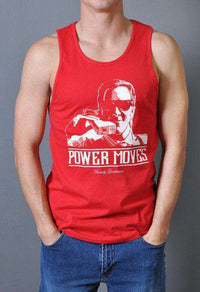 Bateman Power Moves Tank Top in Red by Rowdy Gentleman - Country Club Prep