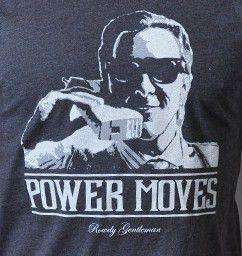 Bateman Power Moves Vintage Tee in Charcoal Gray by Rowdy Gentleman - Country Club Prep