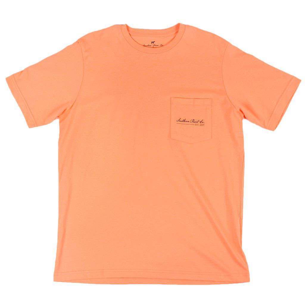 Beach Jeep Tee in Coral Orange by Southern Point Co. - Country Club Prep