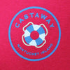Beach T-Shirt in Red with Cocktails by Castaway Clothing - Country Club Prep