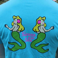 Beach T-Shirt in Tahiti with Sirens of the Sea by Castaway Clothing - Country Club Prep