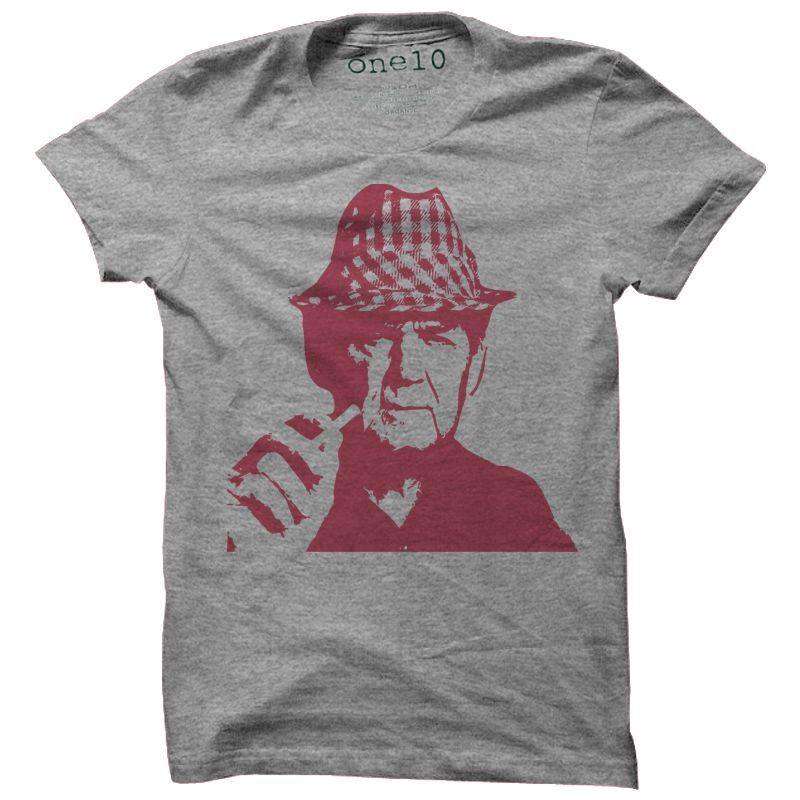 Bear Bryant Tee in Grey by One 10 Threads - Country Club Prep