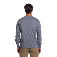 Bear Logo Long Sleeve Tee in Grey by The Normal Brand - Country Club Prep