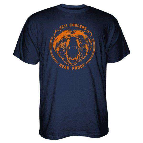 Bear Proof Tee Shirt in Navy by YETI - Country Club Prep