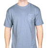 Beau Basics Tee Shirt in Faded Blue by Southern Proper - Country Club Prep