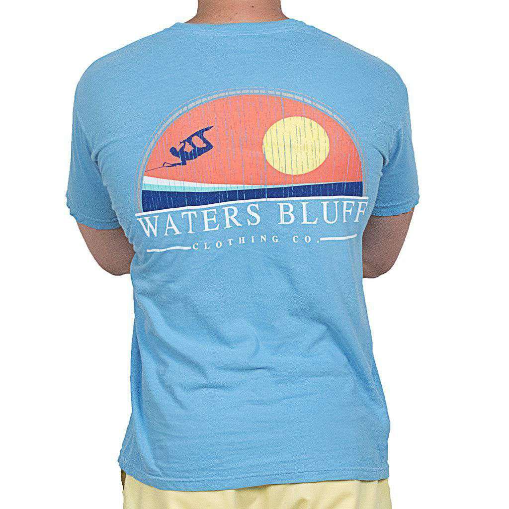 Big Air Tee Shirt in Sapphire by Waters Bluff - Country Club Prep