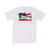 Black Magic Tee in White by Guy Harvey - Country Club Prep