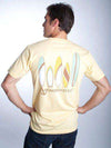 Boarding School Tee Shirt in Butter Yellow by Anchored Style - Country Club Prep
