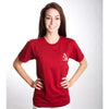 Boat Shoes, Bow Ties and America Tee Shirt in Crimson by Anchored Style - Country Club Prep