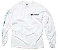 Born on the Water Long Sleeve Tee in White by Costa Del Mar - Country Club Prep