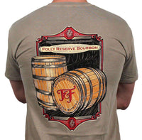 Bourbon Barrel Tee in Sandstone by Fripp & Folly - Country Club Prep