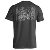 Bourbon Cannon Pocket Tee Shirt in Pepper by Live Oak - Country Club Prep