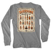 Bourbons of the South Long Sleeve Tee in Grey by Live Oak - Country Club Prep