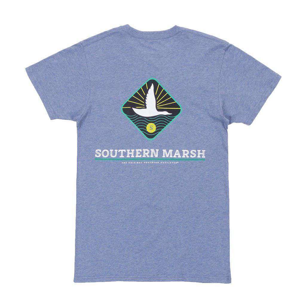 Branding Collection - Flying Duck Tee in Washed Slate by Southern Marsh - Country Club Prep