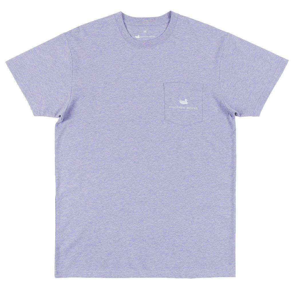 Branding Collection - Summit Tee in Washed Berry by Southern Marsh - Country Club Prep