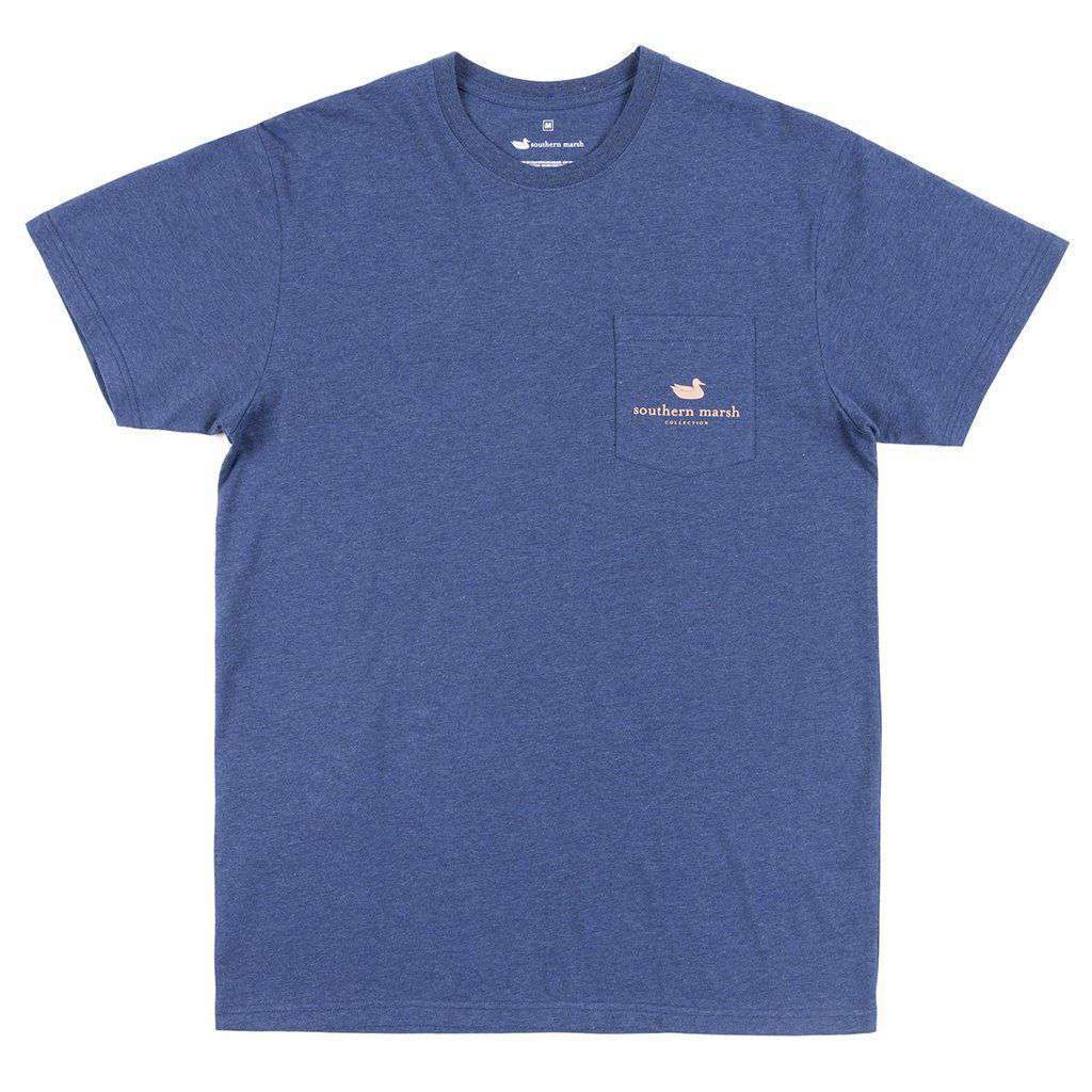 Branding Collection - Summit Tee in Washed Navy by Southern Marsh - Country Club Prep