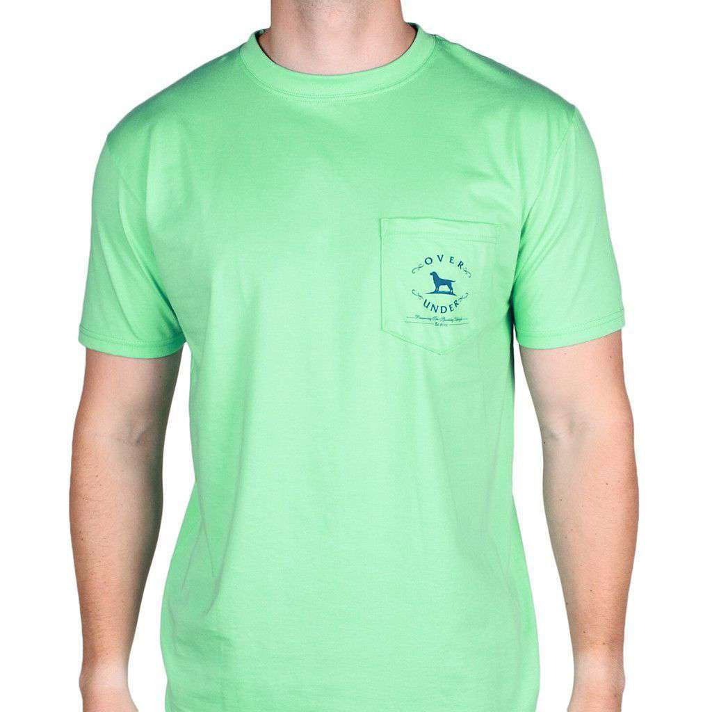 Brook Trout Tee in Bermuda Green by Over Under Clothing - Country Club Prep