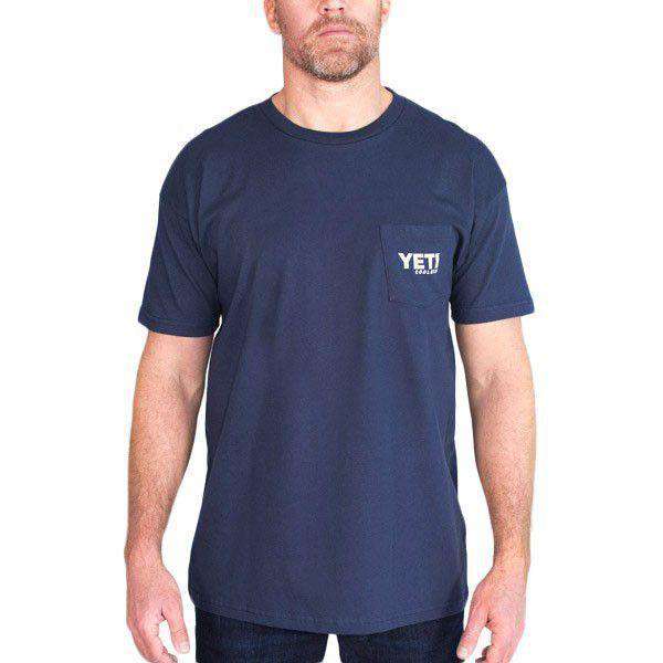 Built for the Wild Short Sleeve Tee in Navy by YETI - Country Club Prep