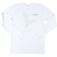 Camo Mallard Long Sleeve Tee in White by Collared Greens - Country Club Prep