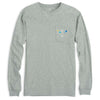 Canoe Dig It Long Sleeve Tee in Heathered Grey by Southern Tide - Country Club Prep