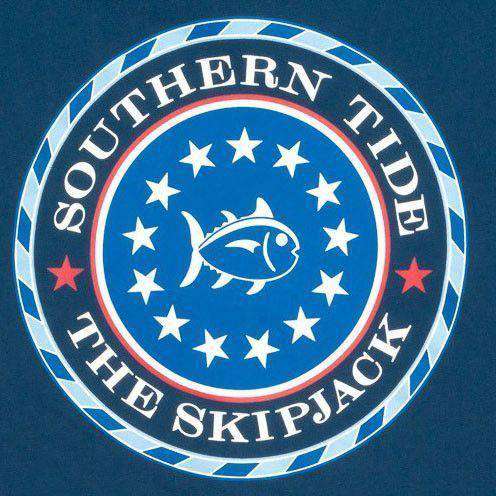 Capital Tee Shirt in Yacht Blue by Southern Tide - Country Club Prep