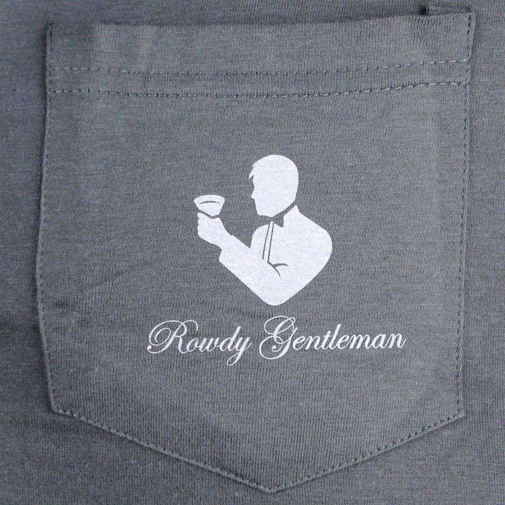 Capitalist Pocket Tee in Weathered Green by Rowdy Gentleman - Country Club Prep