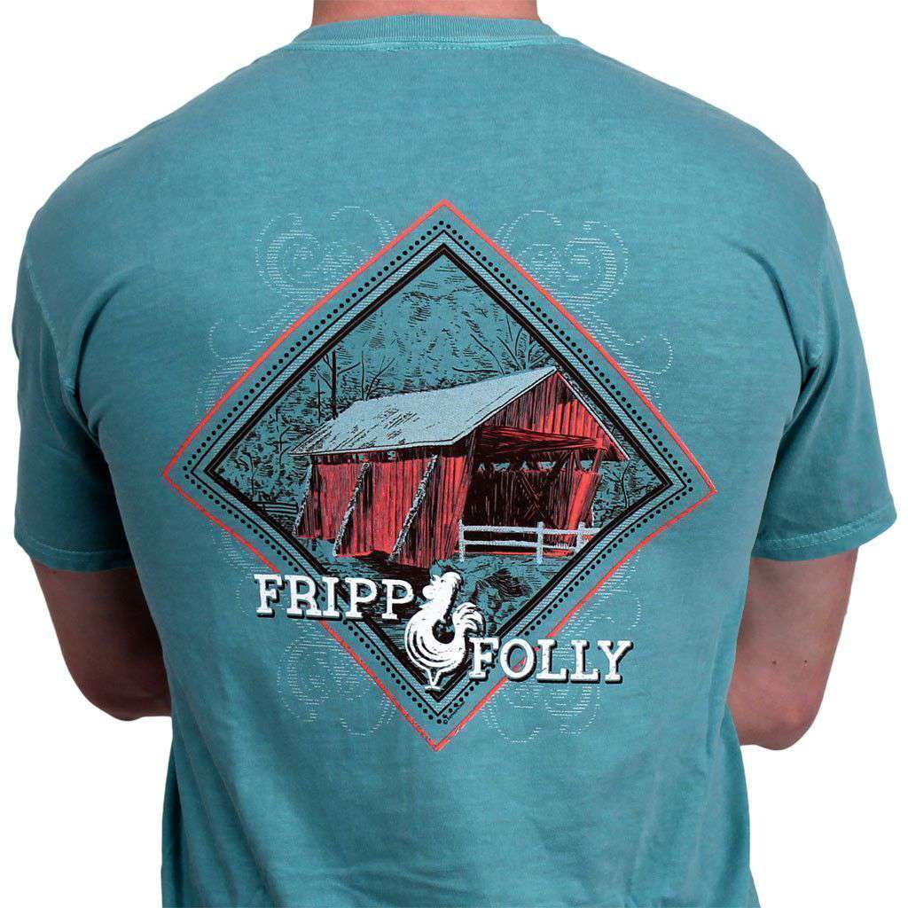 Carolina Bridge Tee in Seafoam Green by Fripp & Folly - Country Club Prep