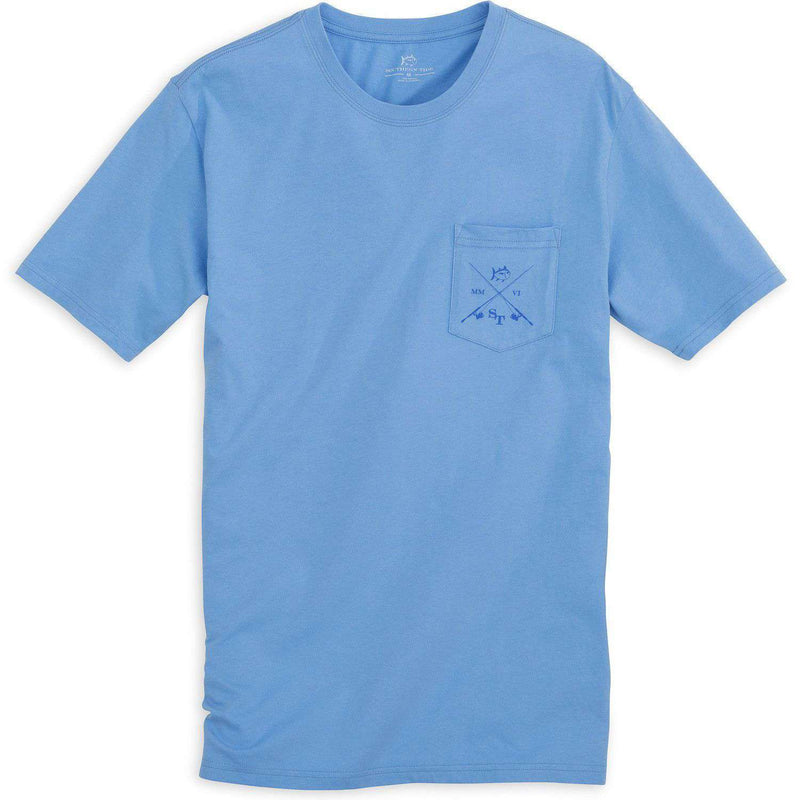 Cast Net Tee in Ocean Channel by Southern Tide - Country Club Prep