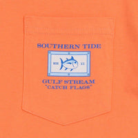 Catch Flags II Tee-Shirt in Caribbean Estate Orange by Southern Tide - Country Club Prep