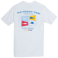 Catch Flags II Tee-Shirt in White by Southern Tide - Country Club Prep