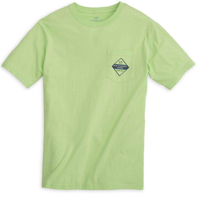 Catch of the Day (Blue Crab) Tee Shirt in Lime by Southern Tide - Country Club Prep