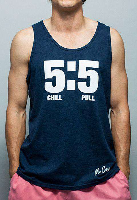 Chill to Pull Tank Top in Navy by Rowdy Gentleman - Country Club Prep
