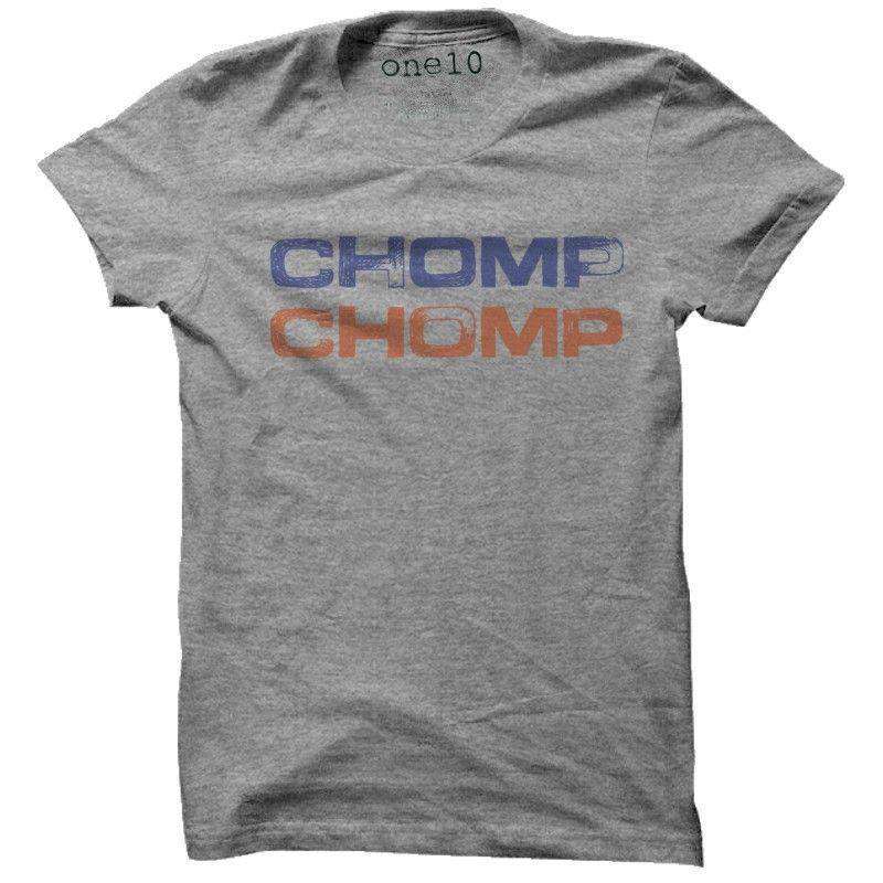 Chomp Chomp Tee in Grey by One 10 Threads - Country Club Prep