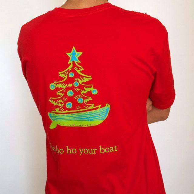 Christmas Dingy T-Shirt in Red by Castaway Clothing - Country Club Prep